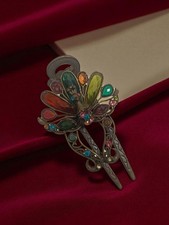 Vintage pince à cheveux fantaisie rétro accessoire coiffure ancien collection