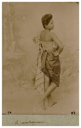 Cambodge cambodgienne tirage - cambodge,, cambodgienne,