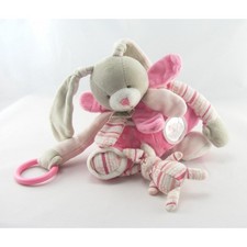 Doudou et compagnie lapin rose