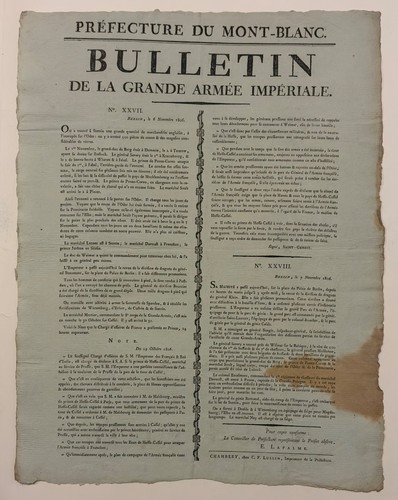 1806 bulletin grande armée - 1806,