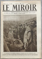 LE MIROIR 196/REVUE/PHOTOS/GUERRE 14-18/ÉCOSSAIS À NEW-YORK/YSER/NOYON/FRANCFORT