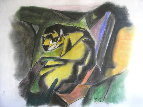 Ancien pastel fusain - 🇫🇷,