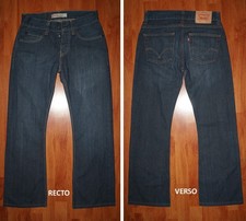 JEANS LEVIS 512 "Bootcut" W29 L30 (FR t39)  bleu brut 0408