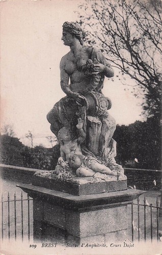 Brest statue amphitrite - brest, d