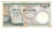 Billet du CONGO BELGE , 100