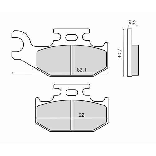 Plaquettes frein avant pour - plaquettes,