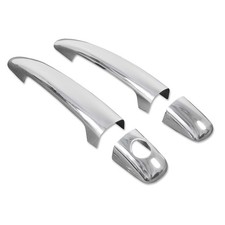 pour Peugeot 207 Hayon I (WA/WC) RC 3D 2007-2010 Couvre-poignées Chrome Poli
