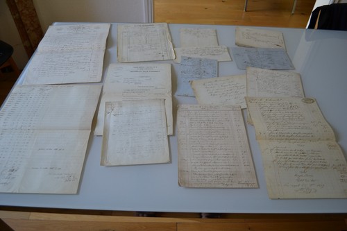 Lot vieux papiers - de,