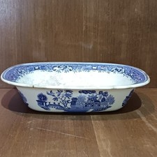 Plat Creux Villeroy Et Boch France Saar, Economic Union,Saule bleu Toile De Jouy