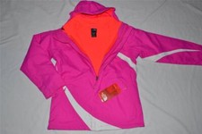 The North Face Filles Montagne Vue Veste Triclimate Azalea Rose XL Authentique