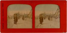 Paris.Exposition Universelle 1900.Le Pont Roulant.Tissue.Photo Stereo Polyramiqu