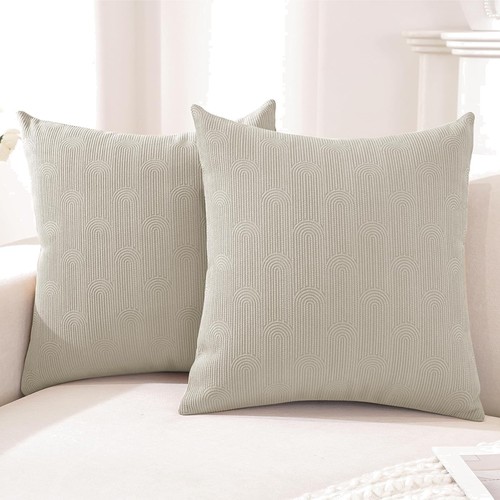 Housse coussin 40x40 beige
