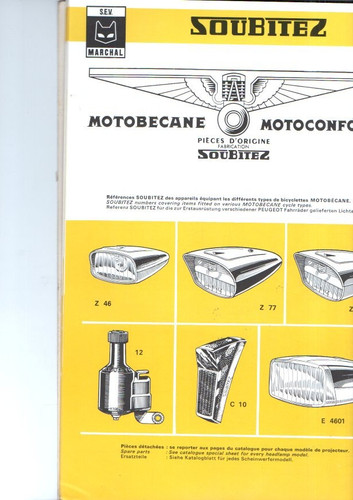 Ancien catalogue cycles vélo - ancien,