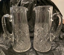 Paire De Carafes/pichets Cristal De Baccarat, Modèle LAGNY, 27 CM