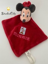 5356?Doudou Plat Mouchoir Disney Nicotoy Minnie Mouse Rouge