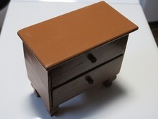 Commode bois peint, marron