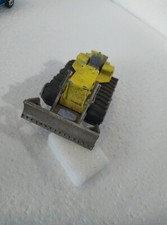 Majorette - Bulldozer Hanomag  - Engin de chantier jaune 