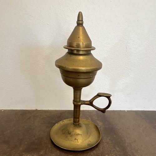 Ancienne lampe huile - lampe, à