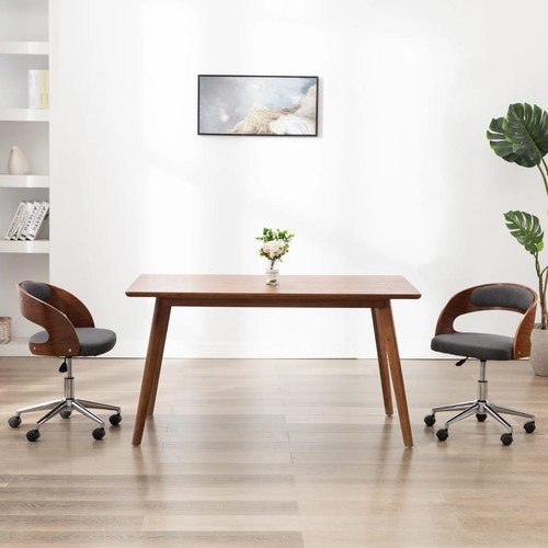 Bois courbé chaise pivotante - courbé,
