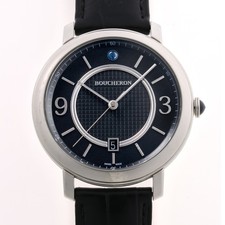 Montre automatique BOUCHERON Epur WA021204 cadran noir SS