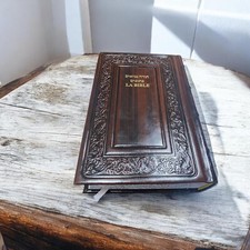 Livre en cuir LA BIBLE hébreu