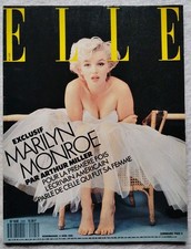 French Magazine Elle April.1988 Cover Marilyn Monroe By Milton H.Greene