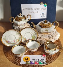 Service 5 Pieces porcelaine de Limoges,La Seynie