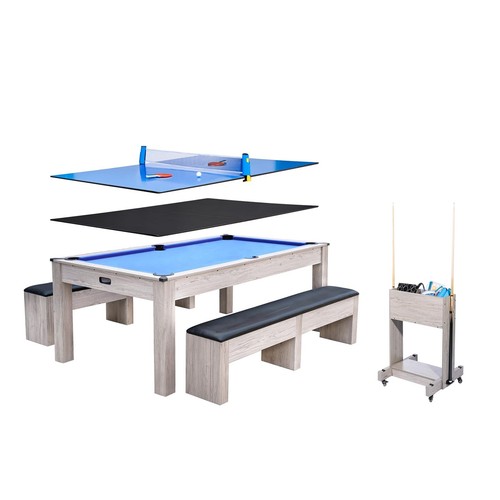 7ft billiards table combo set - billiards,