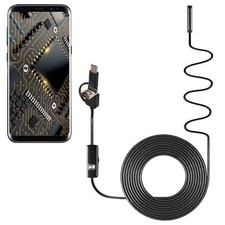 Caméra endoscope AN100 3 en 1 IP67 7 mm 5 m USB-C Micro USB Android OTG