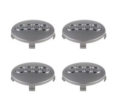 Lot 4 Centres de roue cache moyeu Gris 60 mm AUDI A1 A2 A3 A4 TT 60mm