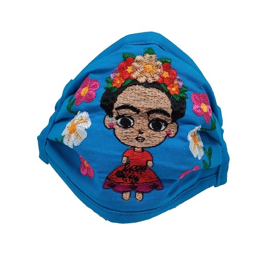 Face mask mexican embroidered - face,