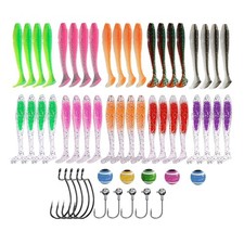 Lot de 56 leurres de pêche