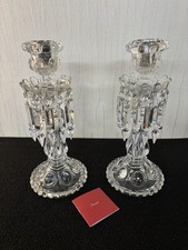 Paire de chandelier en cristal de Baccarat (prix des deux)