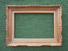 Ancien beau cadre Montparnasse format 6P dimension feuillure : 41,5 X 27,5 cm.