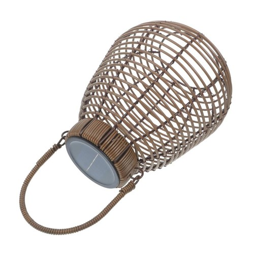 Lanternes solaires rotin - lanternes,