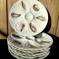 LOT 6 ASSIETTES A HUITRES