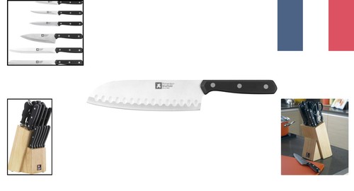 élégant couteau santoku 5 - santoku, 17,5
