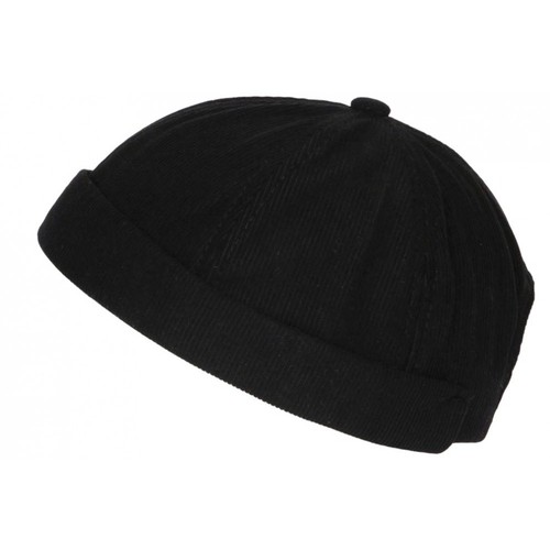 Bonnet docker velours noir - velours,