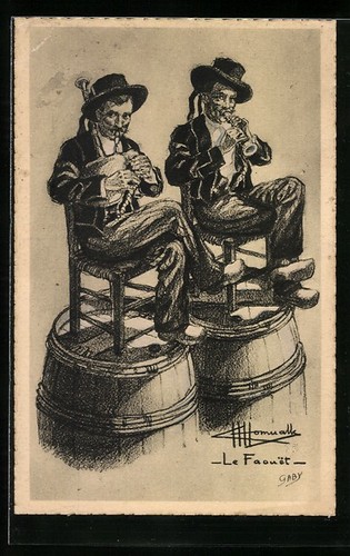 Carte postale artiste - carte,