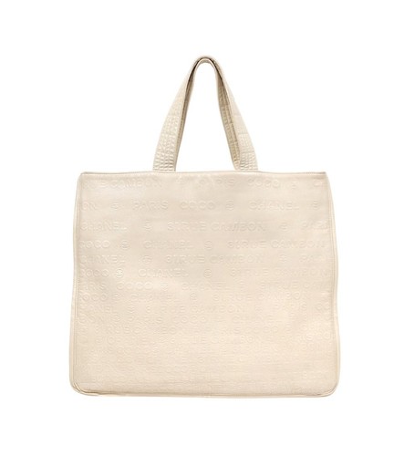 Chanel beige embossed - chanel,