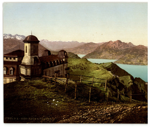 Rigi kulm und - c., rigi.