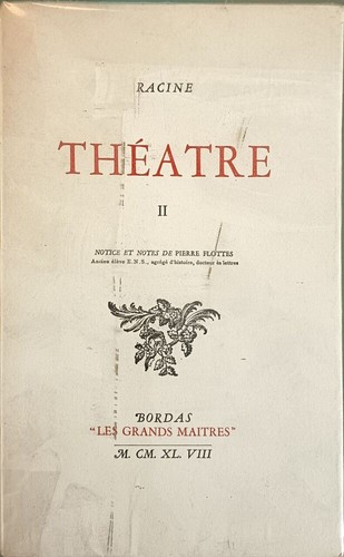Théâtre notice notes - ii,