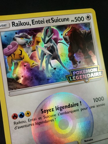 Carte pokemon raikou - carte,