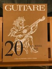 Guitare n°20 S. L. Weiss suite mi mineur partition pour guitare éditions Leduc