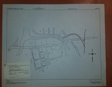 1944 Armée Américaine Carte Ville Plan De Dagupan Pangasinan Philippines Ww 2