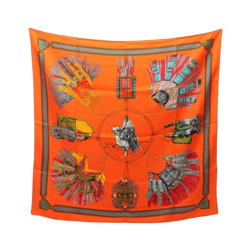 écharpe hermes carre90 cuirs - Écharpe,