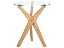 Table d'Appoint en Verre de