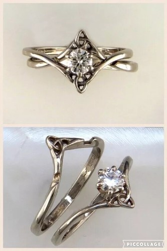 Bague mariée argent - de,