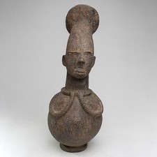 FR0670 SCULPTURE MANGBETU TETE