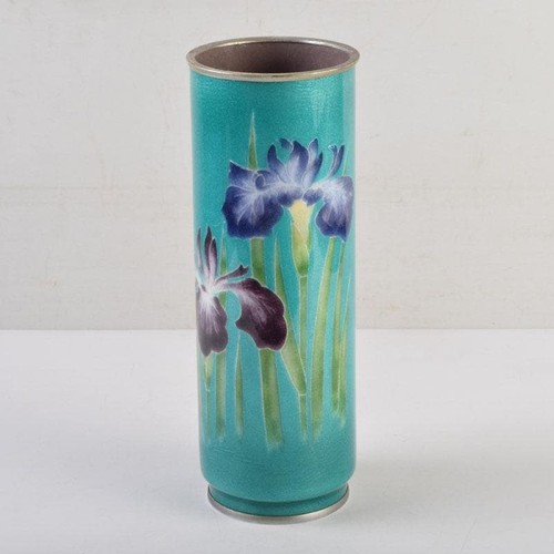 Ancien vase japonais - , fleur